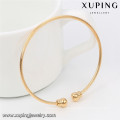 51495 Xuping gold bangle designs wholesale women brass bangles